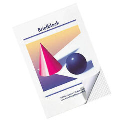 Briefblock, DIN A4, 50 Blatt, kariert