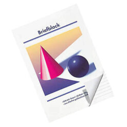 Briefblock, DIN A4, 50 Blatt, liniert