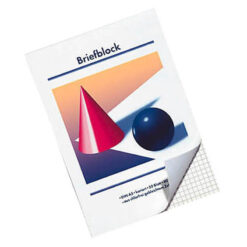 Briefblock, DIN A5, 50 Blatt, kariert