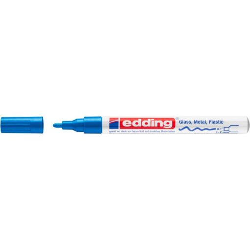 Edding 751 Lackmarker blau, Rundspitze 1-2mm