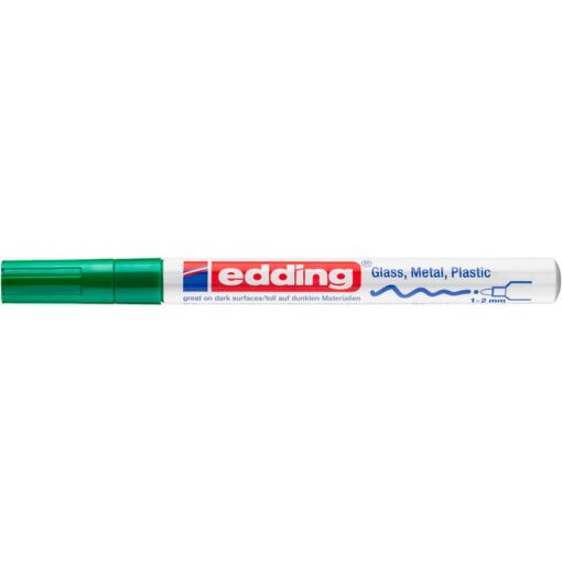 Edding 751 Lackmarker grün, Rundspitze 1-2mm