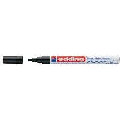 Edding 751 Lackmarker schwarz, Rundspitze 1-2mm