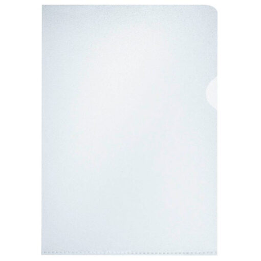 100 Sichthüllen DIN A4 transparent genarbt 0,12 mm