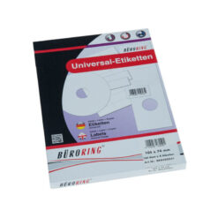 800 Etiketten, 105 x 74 mm, weiß, für Inkjet-, Laserdrucker, Kopierer, 100 Blatt