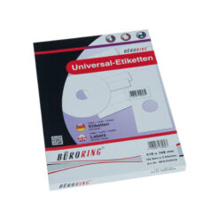 200 Etiketten, 210 x 148 mm, weiß, für  Inkjet-, Laserdrucker, Kopierer, 100 Blatt