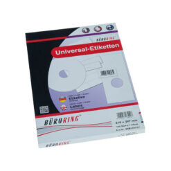 100 Etiketten, 210 x 297 mm, weiß, für Inkjet-, Laserdrucker, Kopierer, 100 Blatt