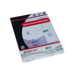 2.400 Etiketten, 64,6 x 33,8 mm, weiß, für Inkjet-, Laserdrucker, Kopierer, 100 Blatt
