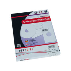 2.700 Etiketten, 70 x 32 mm, weiß, für Inkjet-, Laserdrucker, Kopierer, 100 Blatt