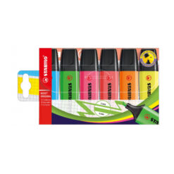 Textmarker Boss Original, 6er Etui, farbig sortiert