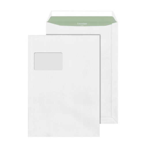 Versandtaschen Envirelope® DIN C4 mit Fenster weiß 25 St.