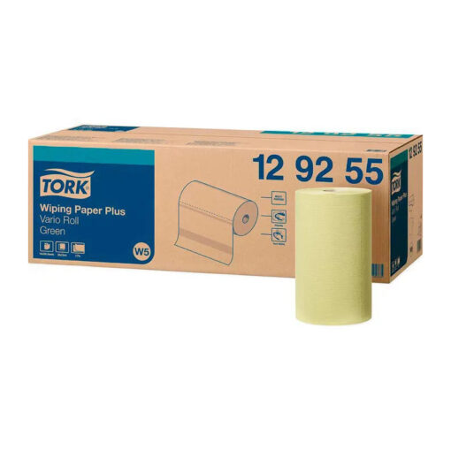 10 TORK Putztuchrollen Advanced 420 2-lagig grün, 200 Blätter
