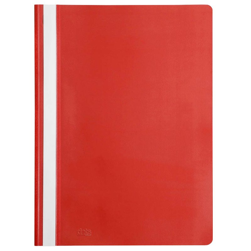 25 dots Schnellhefter Kunststoff rot DIN A4