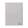 DURABLE Ordnerregister Vollformat 1-12 grau 12-teilig, 1 Satz