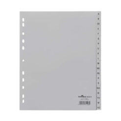 DURABLE Ordnerregister Vollformat A-Z grau 20-teilig, 1 Satz