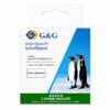 G&G Schriftbandkassette, ersetzt Dymo 91221/S0721660, schwarz auf weiß, 12 mm x 4 m